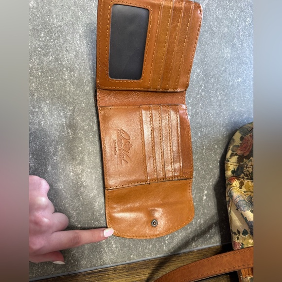 Floral Print Tote Bag with Brown Trim - Floral - Picture 2 of 8